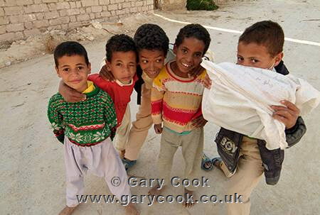 Boys in Siwa, Egypt