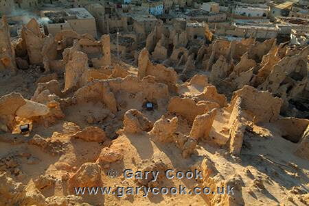 Remains of the old town of Shali, Siwa, Egypt