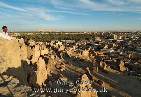 Siwa Oasis from the old town of Shali, Egypt
