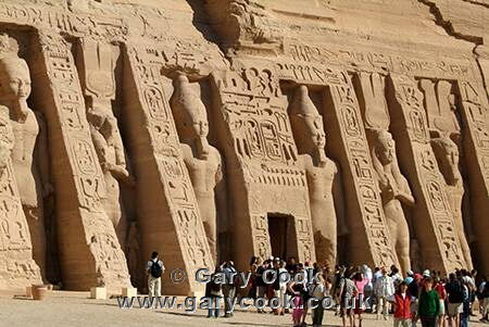 Temple of Hathor, dedicated to Queen Nefertari, Abu Simbel, Egypt