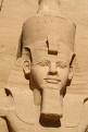 Colossal statues of Ramses II at Abu Simbel, Egypt