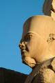 Statue of the sun god, Karnak Temples, Luxor, Egypt