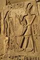 Releif carving depicting the gods, Karnak Temples, Luxor, Egypt