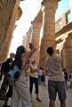 Tourists visiting Karnak Temples, Luxor, Egypt