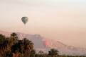 Hot air balloons over the West Bank, Luxor, Egypt