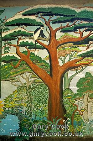 Mural at Kakamega Environmental Education Programme, Kakamega Forest National Reserve, Kenya