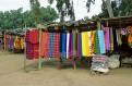 Samburu blankets for sale, Maralal market, Kenya
