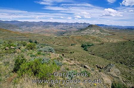 Southern Lesotho, near Mount Moorosi & Lebelonyane Pass, Lesotho