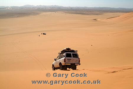 Jeep safari, Idehan Murzuq sand sea, Sahara Desert, Libya