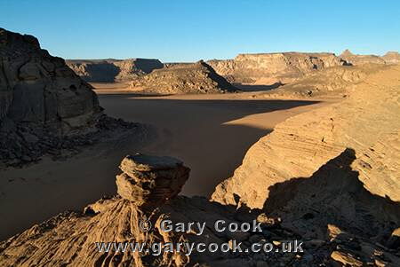 Weathered rock formations, Jebel Acacus, Sahara Desert, Libya