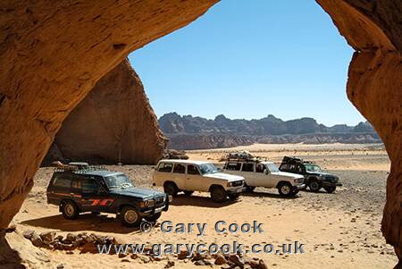 Jeep safari in the Jebel Acacus, Sahara Desert, Libya