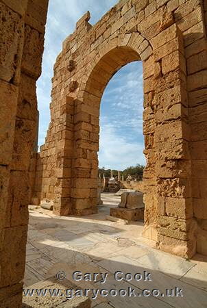 Hadrianic Baths, Leptis Magna Roman Ruins, Libya