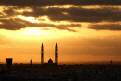 Sunrise over the mosque, Tripoli, Libya