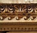 Ornate carvings in the Severan Basilica, Leptis Magna Roman Ruins, Libya