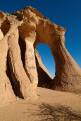 Natural arch, Jebel Acacus, Sahara Desert, Libya