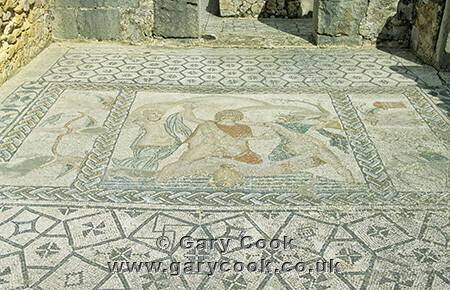 Mosaic, Volubilis Roman Ruins, Morocco