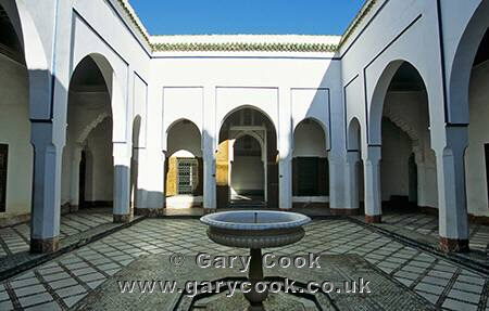 Courtyard, Palais de Bahia, Marrakesh, Morocco