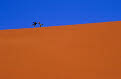 Tourists having fun on Dune 45, Namib Naukluft National Park, Namibia