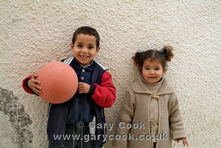 Boy and girl, Le Kef, Tunisia