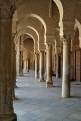 Columns inside the courtyard of the Great Mosque (Sidi Okba Mosque), Kairouan, Tunisia