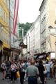 Busy streets, Getreidegasse, Salzburg, Austria