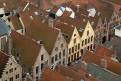 View of rooftops from the Belfort, Bruges, Brugge, Belgium