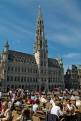 Street cafes, Grote Markt, Grand Place, Brussels, Bruxelles, Belgium