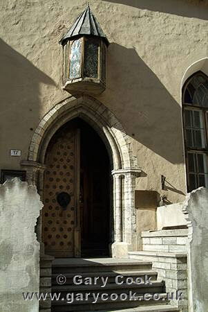 Entrance to the Great Guild House (now the Estonian History Museum), Tallinn, Estonia