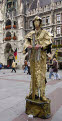 Street performers in Marienplatz, Munich, Bavaria, Germany