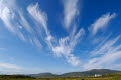 Big sky over Achill Island near Cashel, County Mayo, Ireland