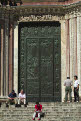 Doorway, Duomo, Cathedral, Sienna, Tuscany, Italy