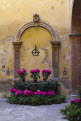 Courtyard, Sienna, Tuscany, Italy