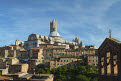 View from San Domenico looking towards the Duomo, Sienna, Tuscany, Italy