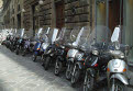 Scooters, the only way to travel, Florence, Firenze, Tuscany, Italy