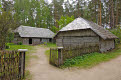 Traditional Latvian building, Lativan Open Air Ethnographic Museum (Latvijas etnografiskais brivdabas muzejs), near Riga, Latvia