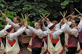 Traditional Latvian folk dancing, performed at the Lativan Open Air Ethnographic Museum (Latvijas etnografiskais brivdabas muzejs), near Riga, Latvia