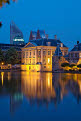 Mauritshuis at night, Den Haag, The Hague, Holland, The Netherlands