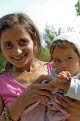 Romanian woman and child, Romania