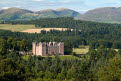 Drumlanrig Castle from lookout, Dumfries and Galloway Scotland