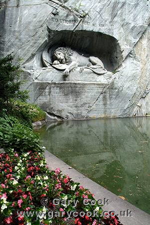Lowendenkmal, Lion Monument, Luzern, Switzerland