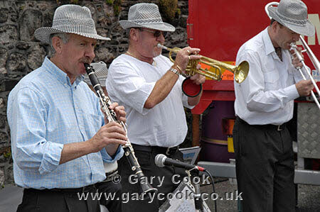 Esk Valley Jazz Band, playing at the Gatehouse of Fleet Gala 2007, Dumfries and Galloway, Scotland