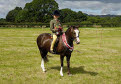 Junior Champion Robyn Bendall on Chantilly Lace, Gatehouse Gala Horse and Pony Show 2008