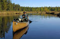 Canoeing on the Louse River, Boundary Waters Canoe Area Wilderness, Superior National Forest, Minnesota, USA