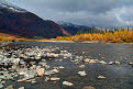 Ogilvie River in autumn, Dempster Highway, Yukon, Canada