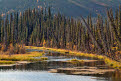 Lake near the Ogilvie River, Dempster Highway, Yukon, Canada