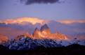 Mt Fitz Roy at dawn, Sunrise of Fire, Parque Nacional los Glaciares, Patagonia, Argentina