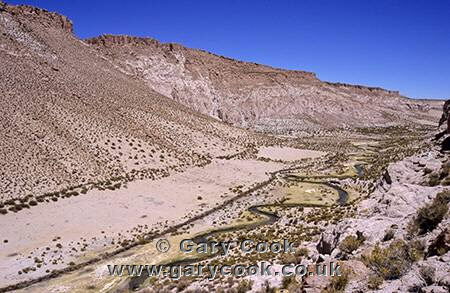 Cascada valley in the Altiplano, Bolivia