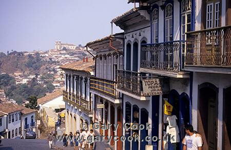 Colonial architecture, Ouro Preto, Minas Gerais, Brazil