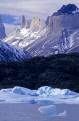 Icebergs in Lago Grey, Torres del Paine National Park, Patagonia, Chile