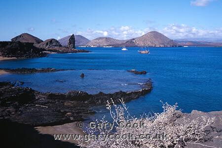 View from Bartolome Island, Galapagos Islands, Ecuador